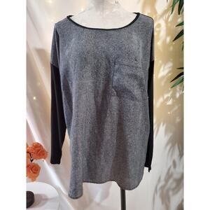 Michael Michael Kors Herringbone Blouse Top Womens Plus Size 2X Flowy Career